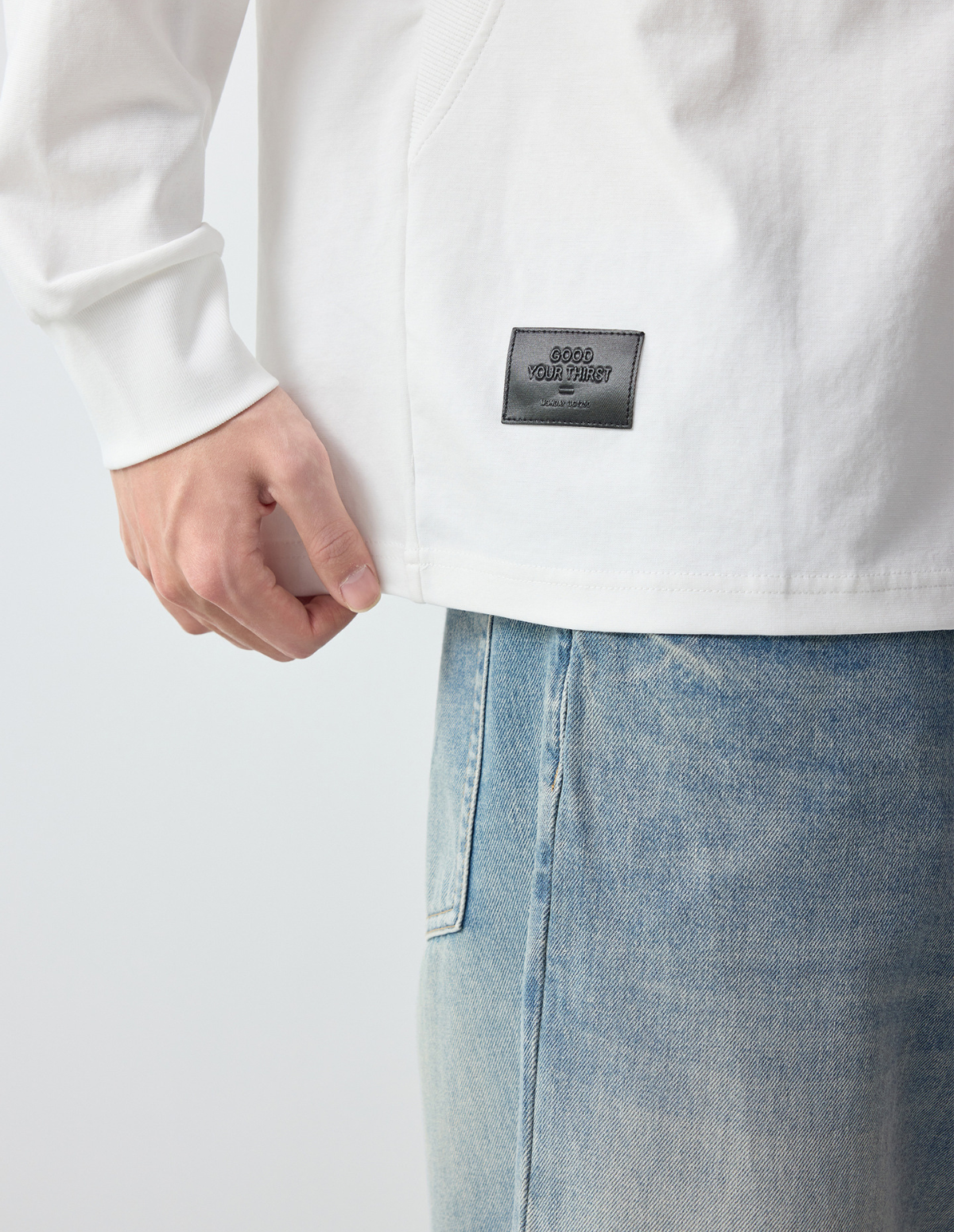 Elvian Ribbed Patchwork Long-Sleeve