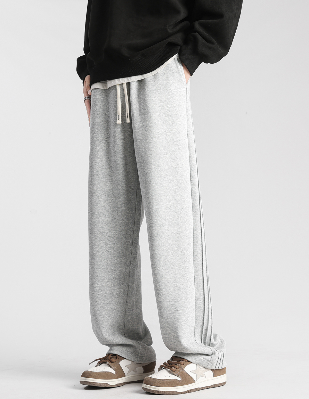 The Side-Pleated Sweatpants