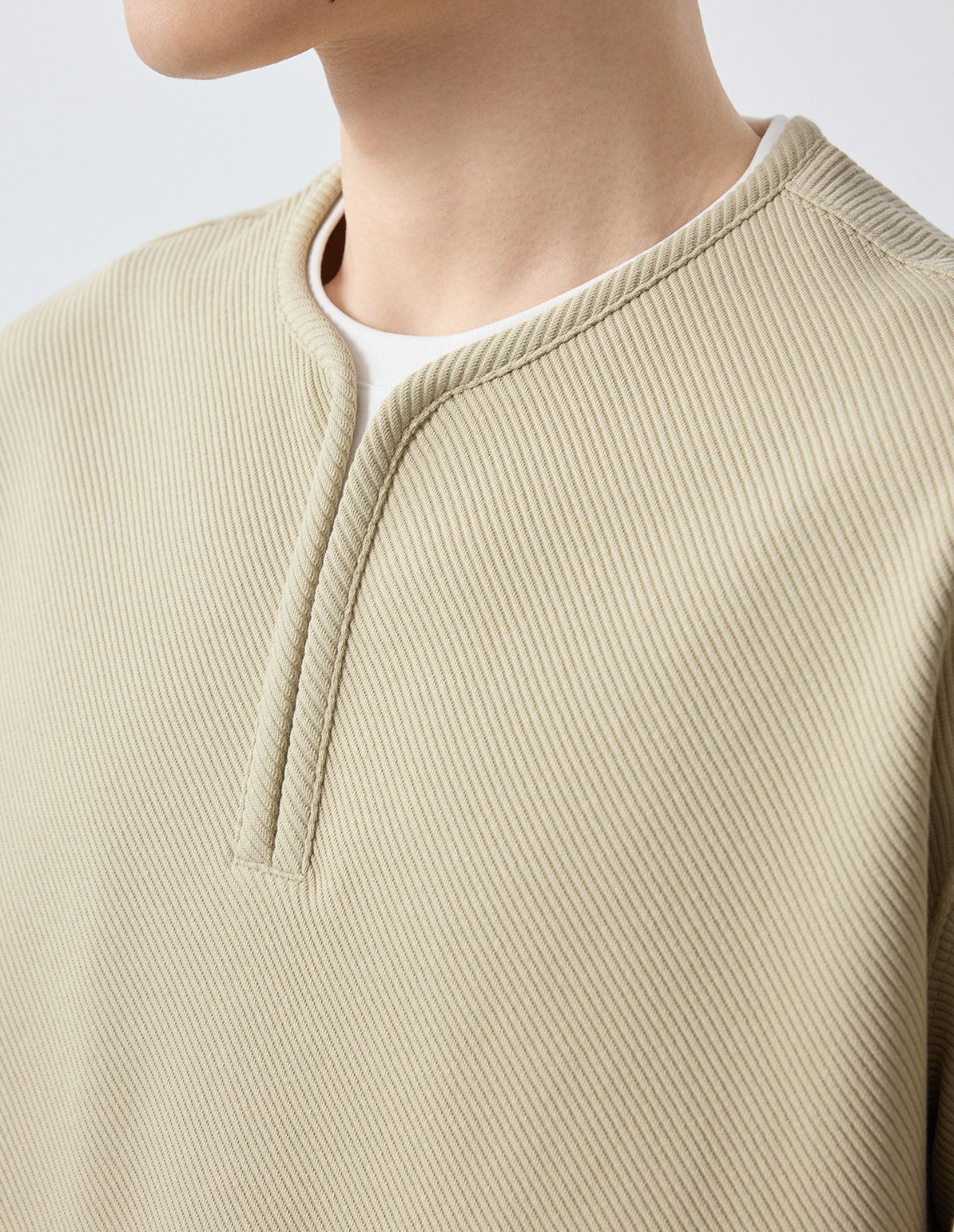 The Everly Henley Sweatshirt