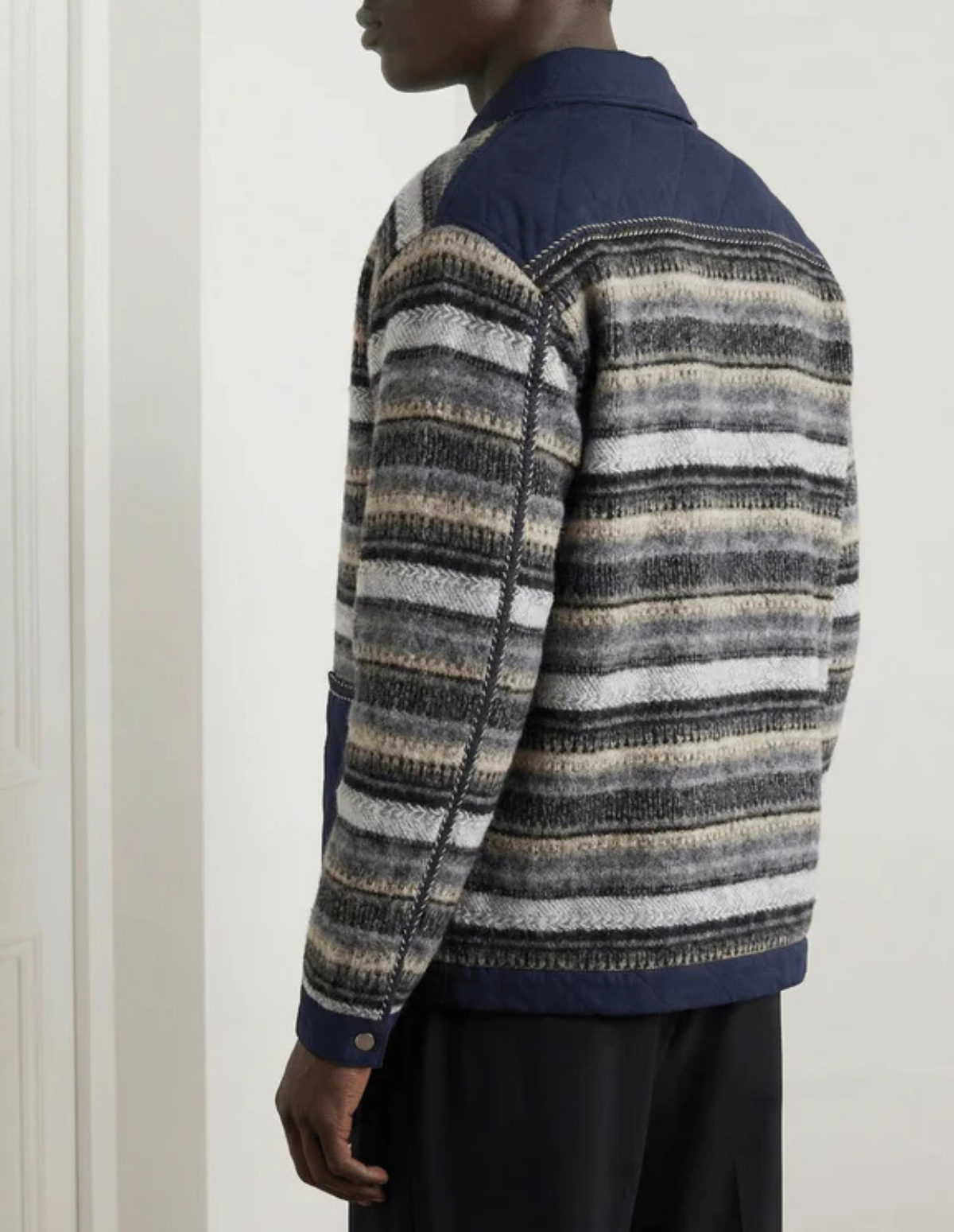 The Striped Patchwork Jacket