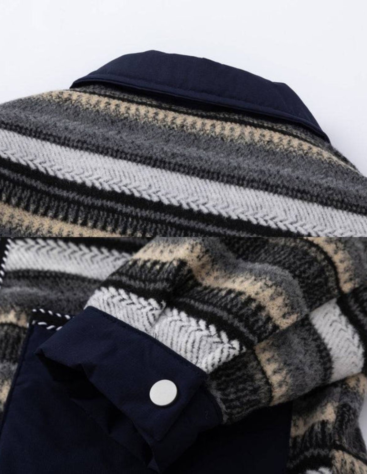 The Striped Patchwork Jacket