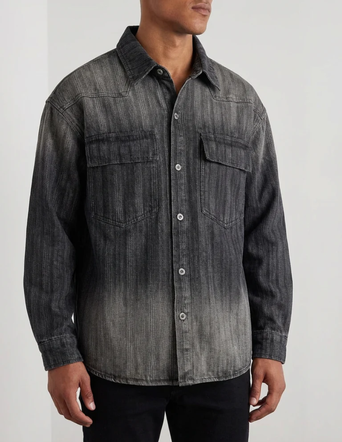 The Black Washed Shirt