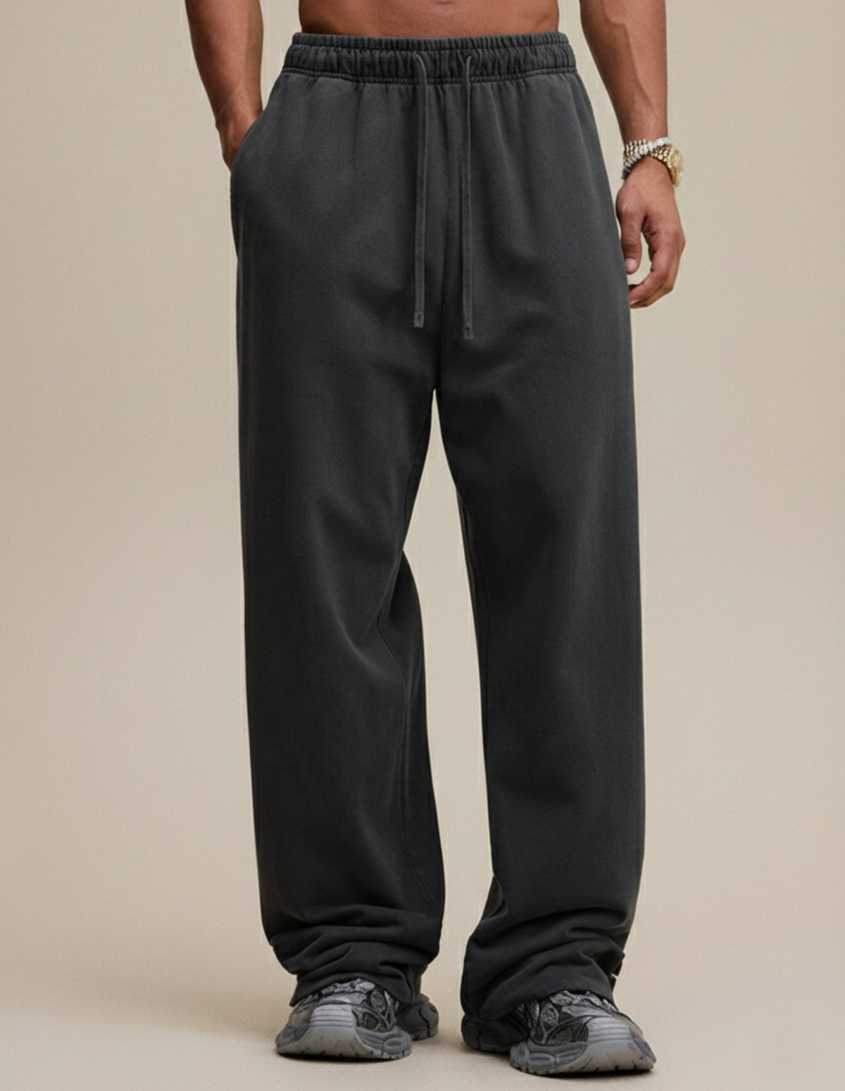 The Straight Washed Sweatpants
