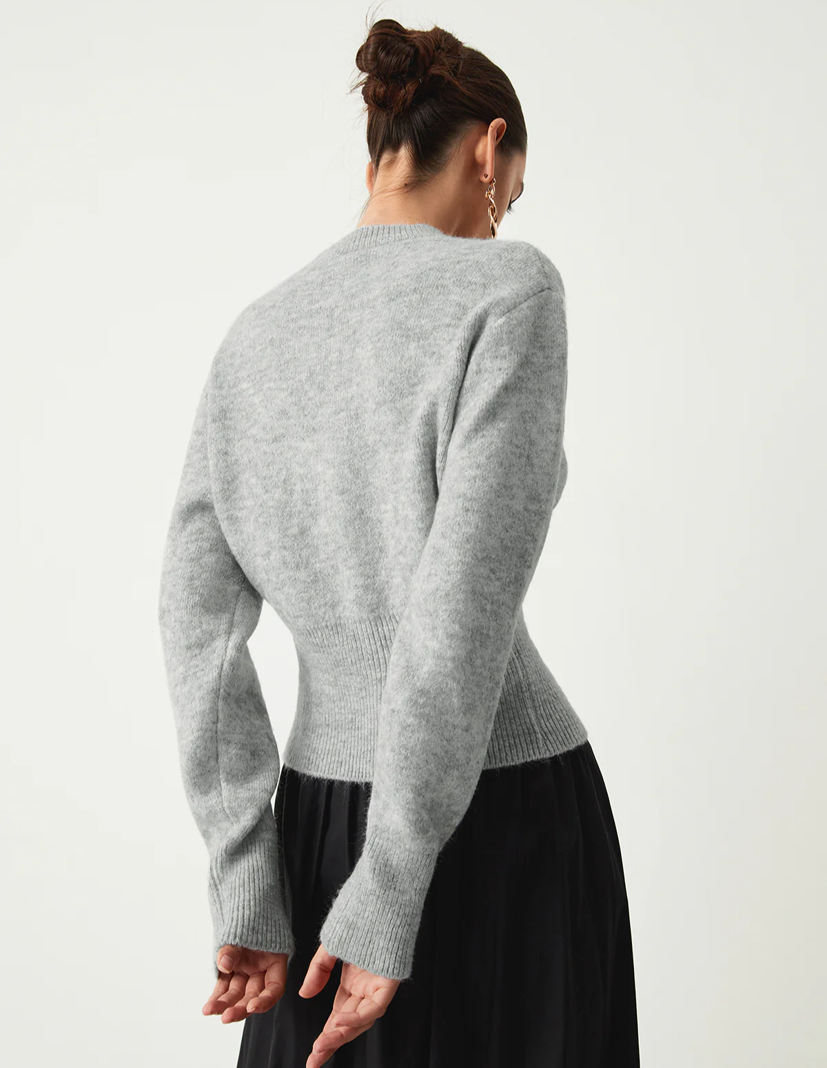 Half Zip Fuzzy Sweater