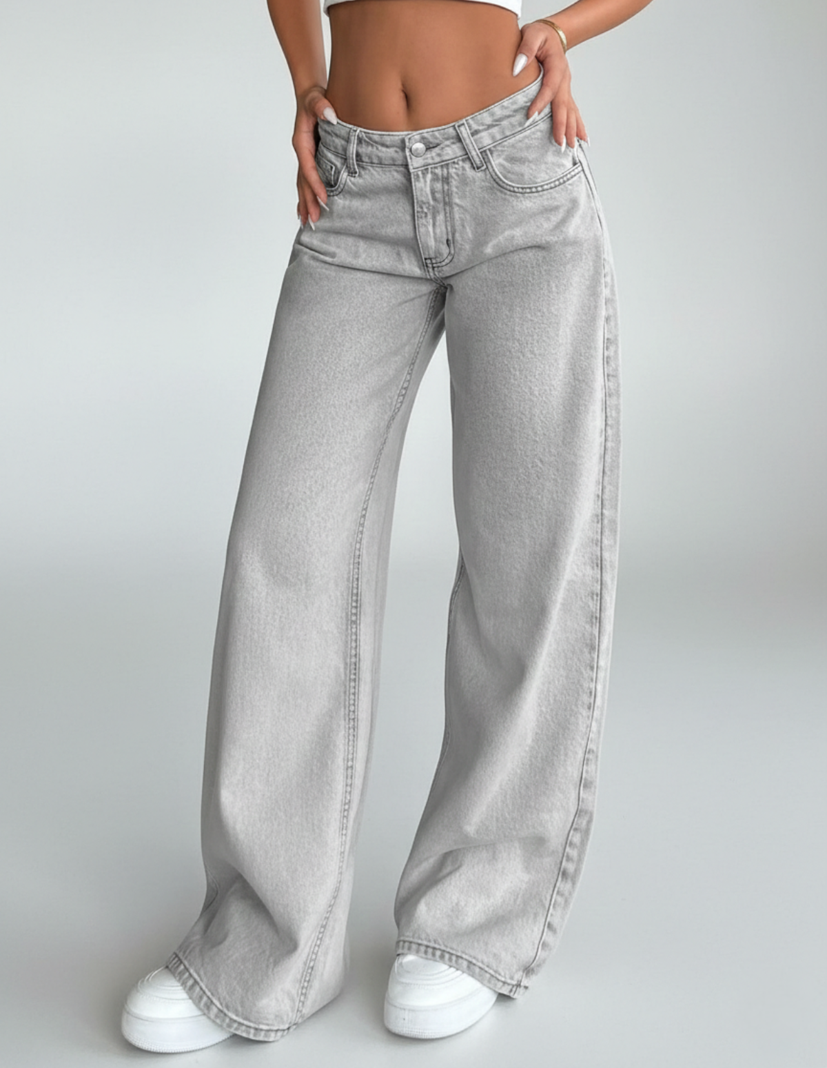 The Slate Wide-Leg Jeans