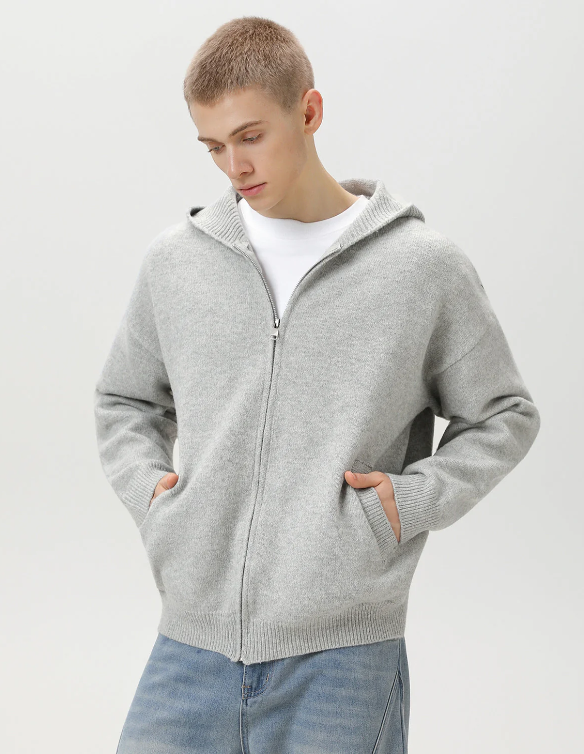 Zip-Up Cardigan Hoodie