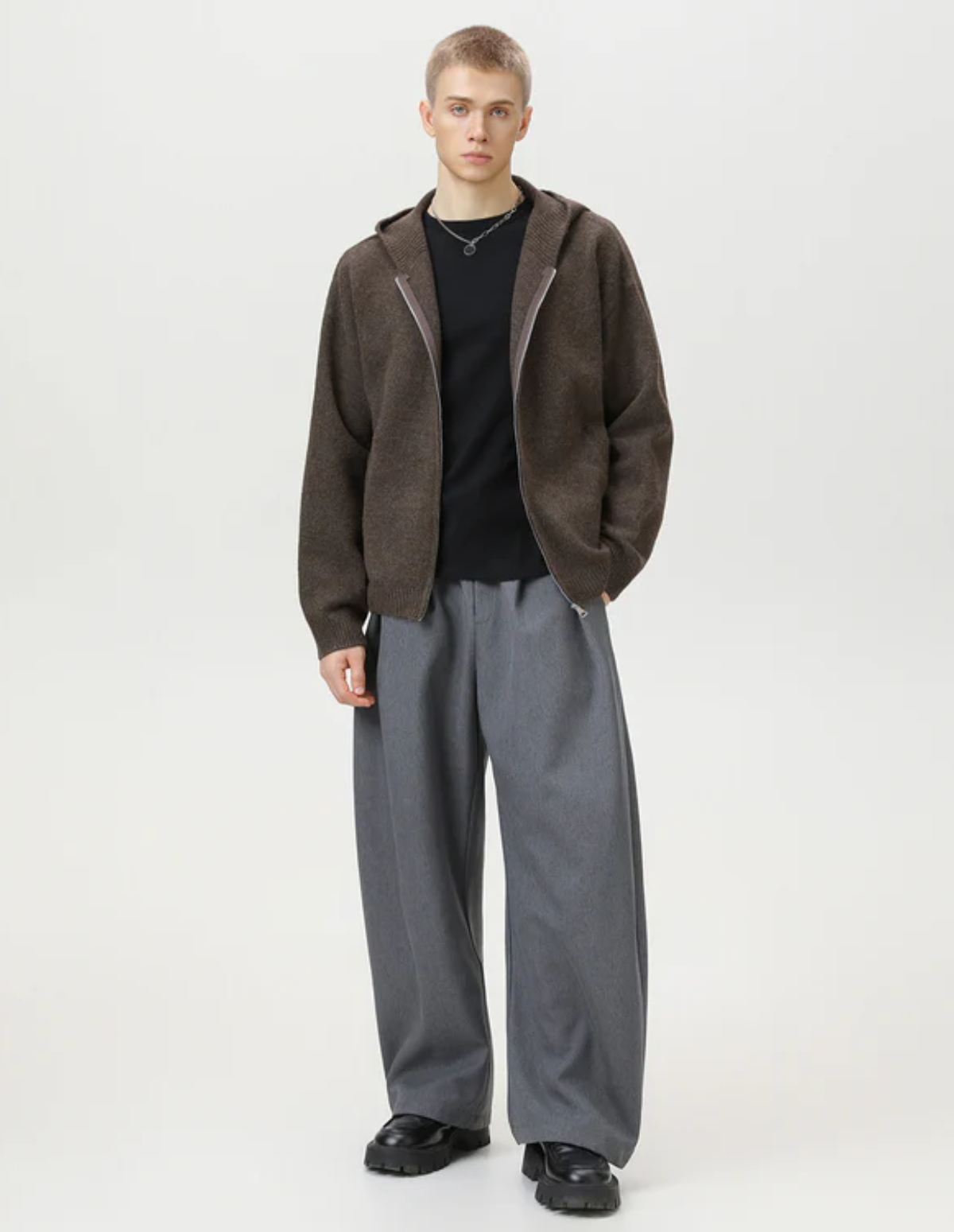 Zip-Up Cardigan Hoodie