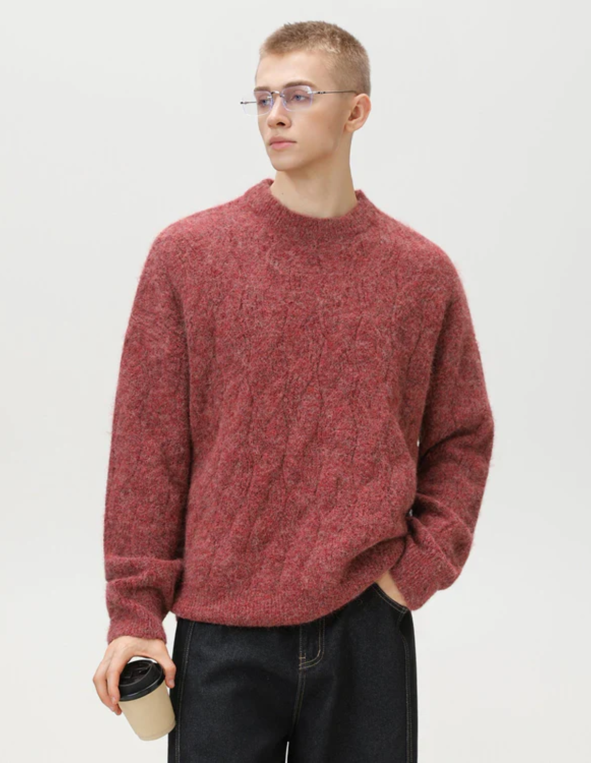 Oversized Cable Knit Sweater