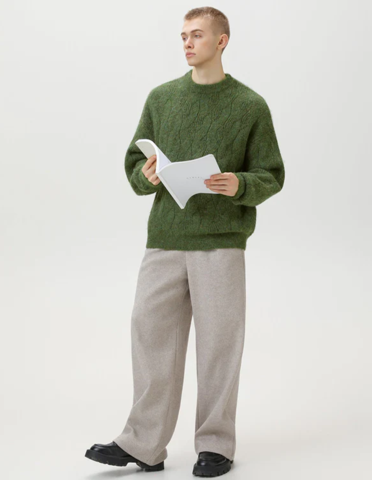 Oversized Cable Knit Sweater