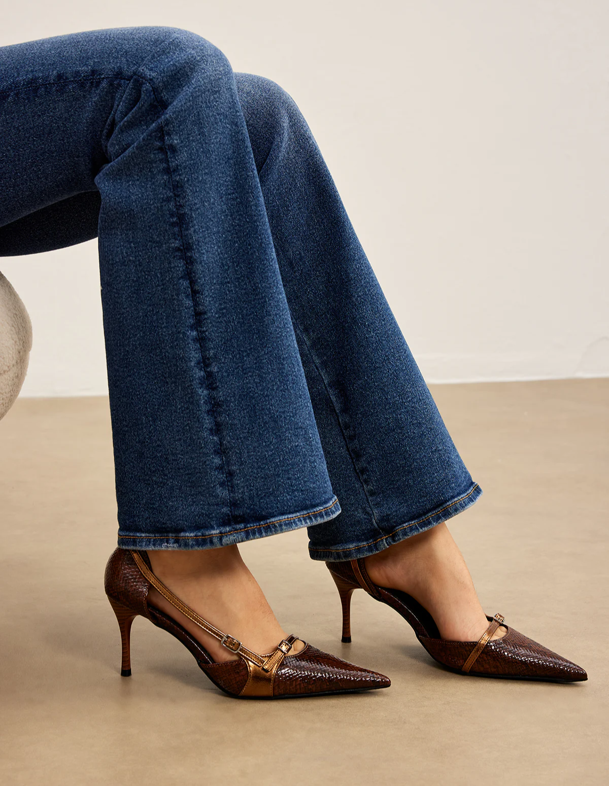 The Seraphine Snakeskin Pumps