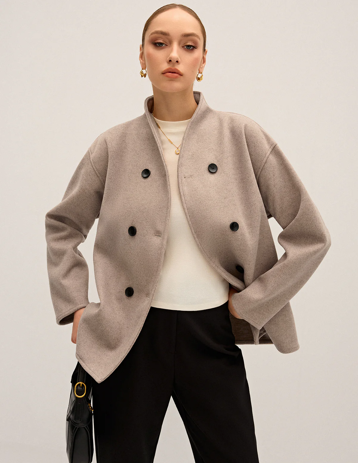 Oversized Button-Down Jacket