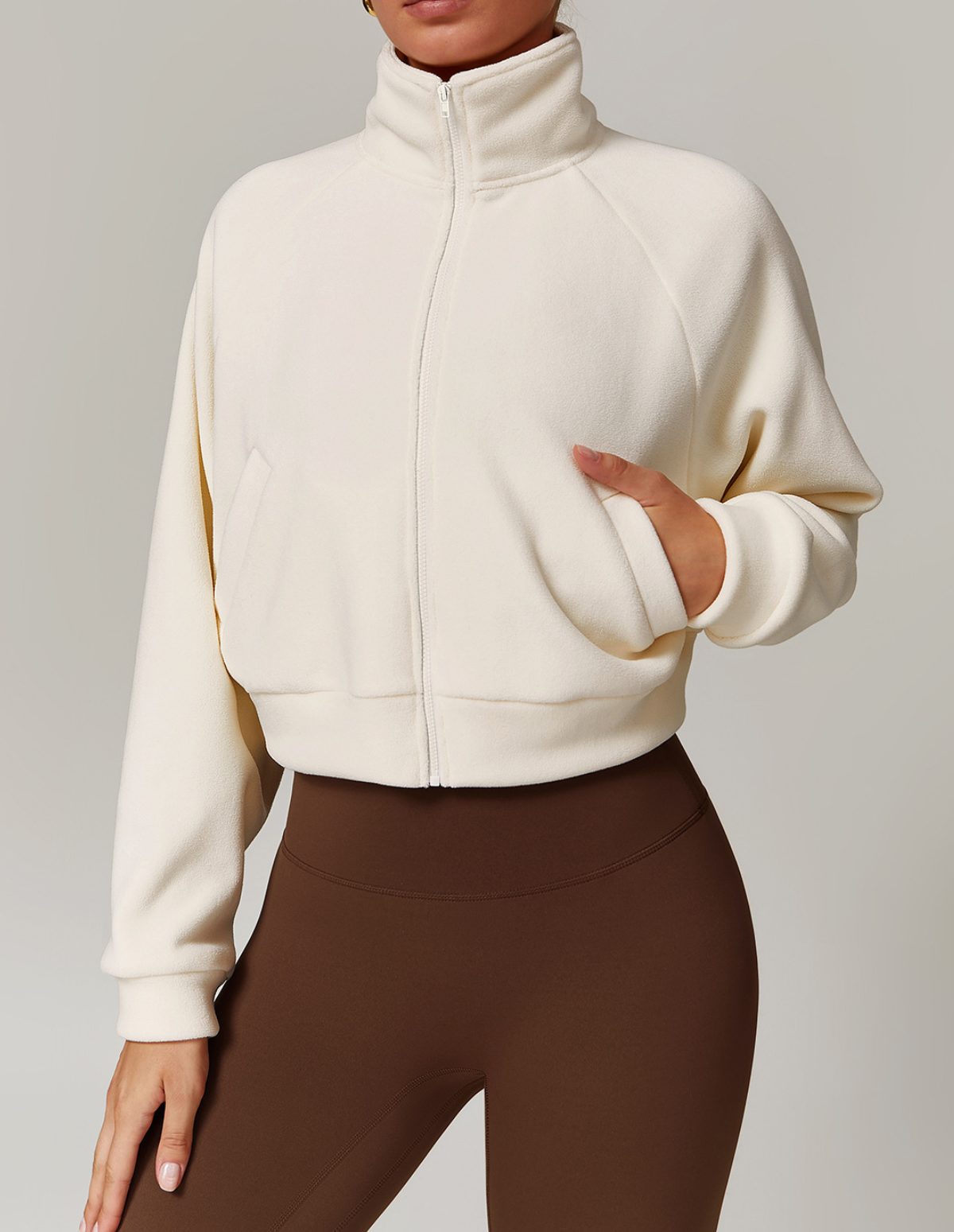 The Cropped Fleece Jacket
