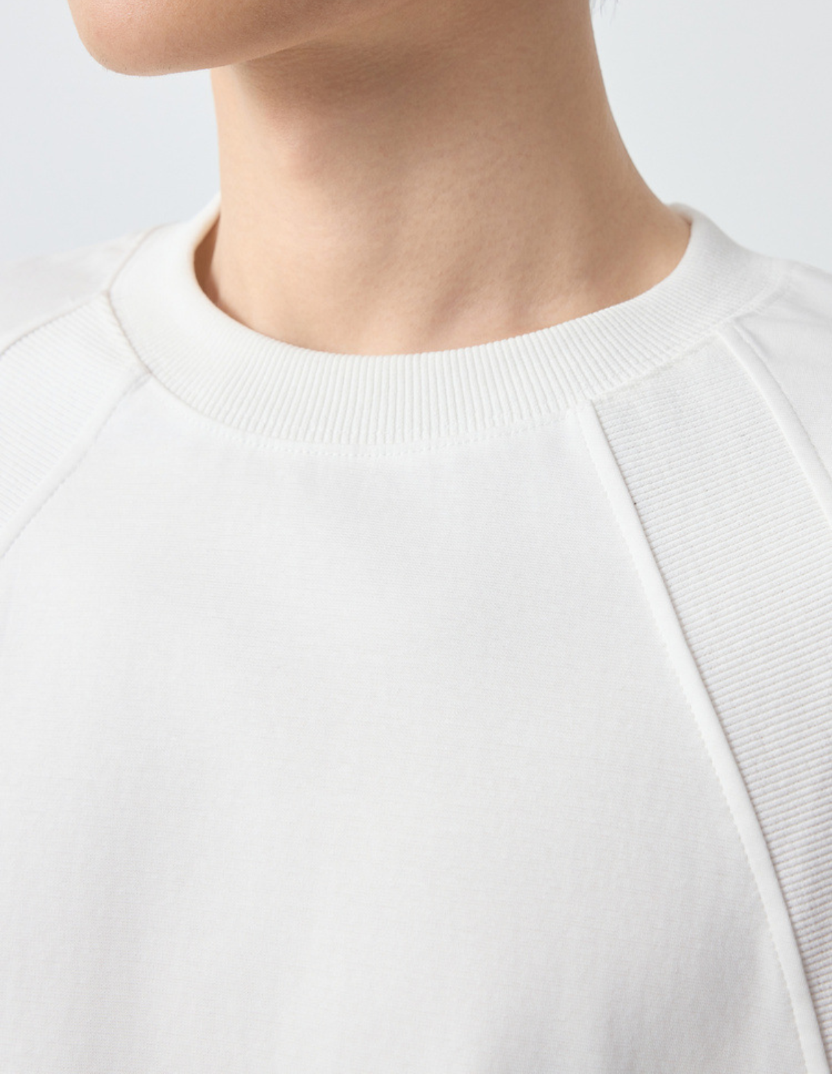 Elvian Ribbed Patchwork Long-Sleeve