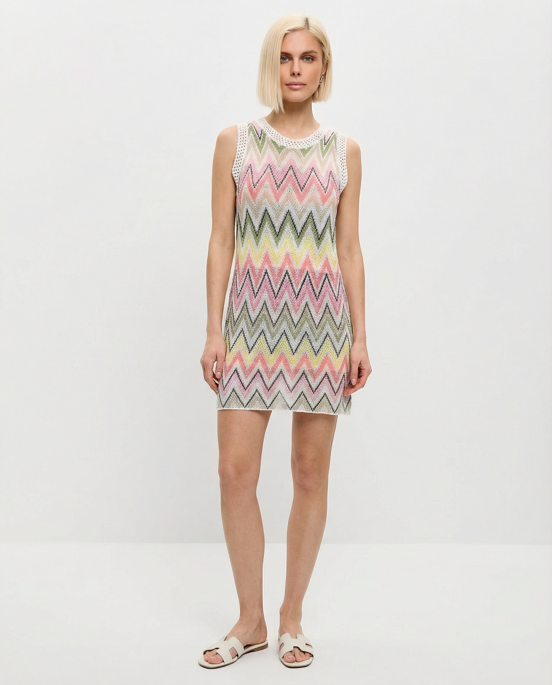 Liora Colorblock Knit Sweater Dress
