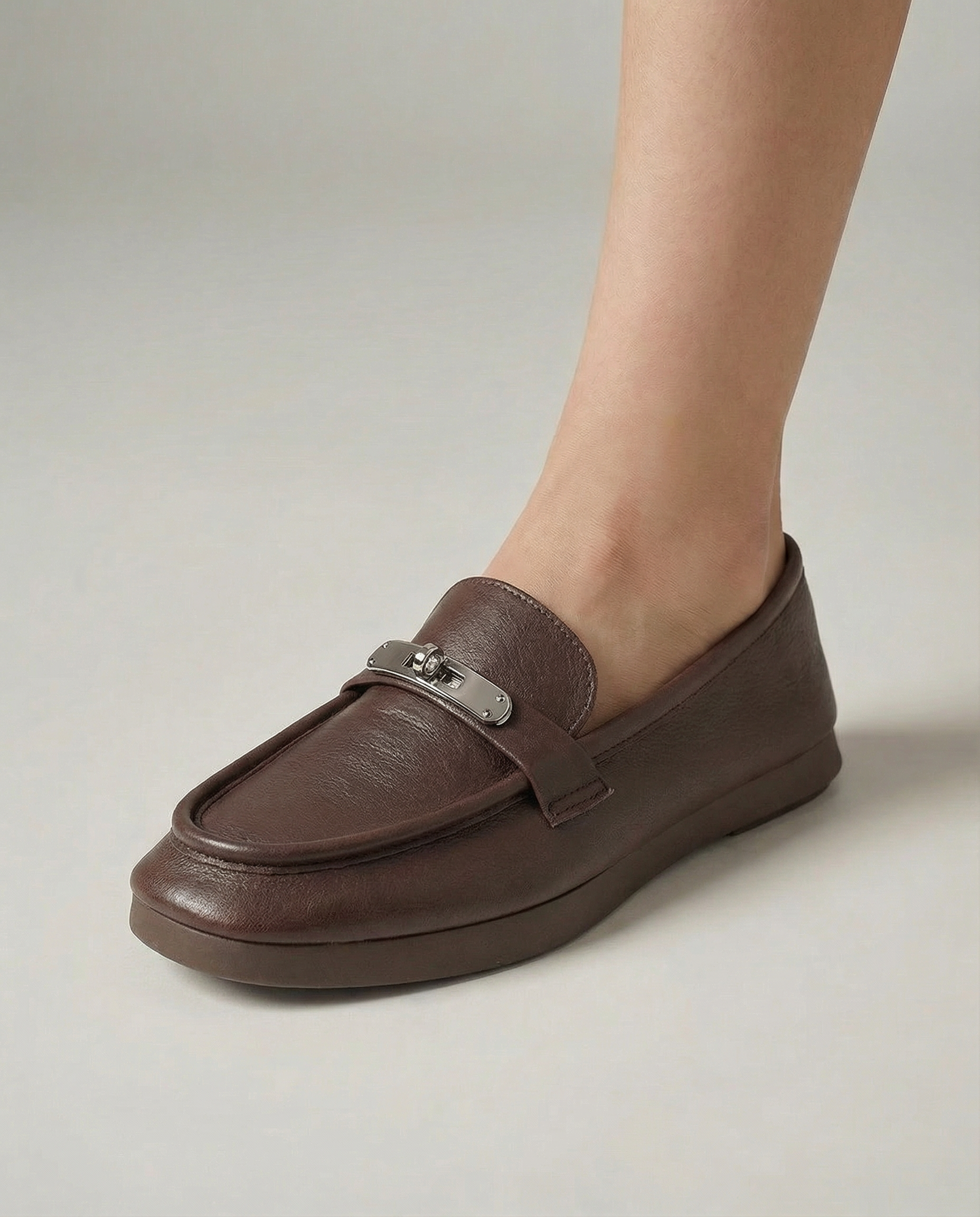 Léone Soft Leather Loafers