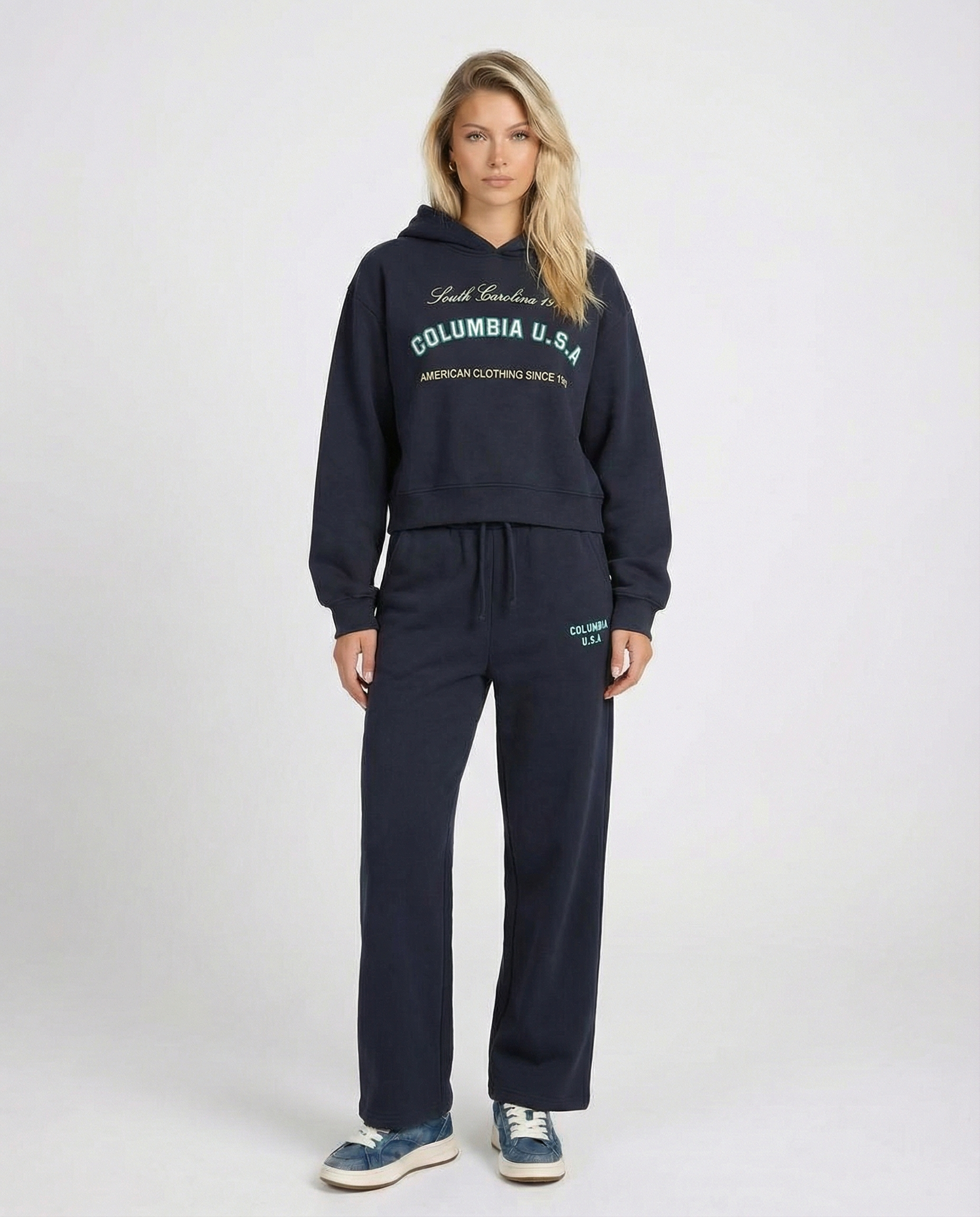 Columbia Rowan Printed Hoodie Jogger Set