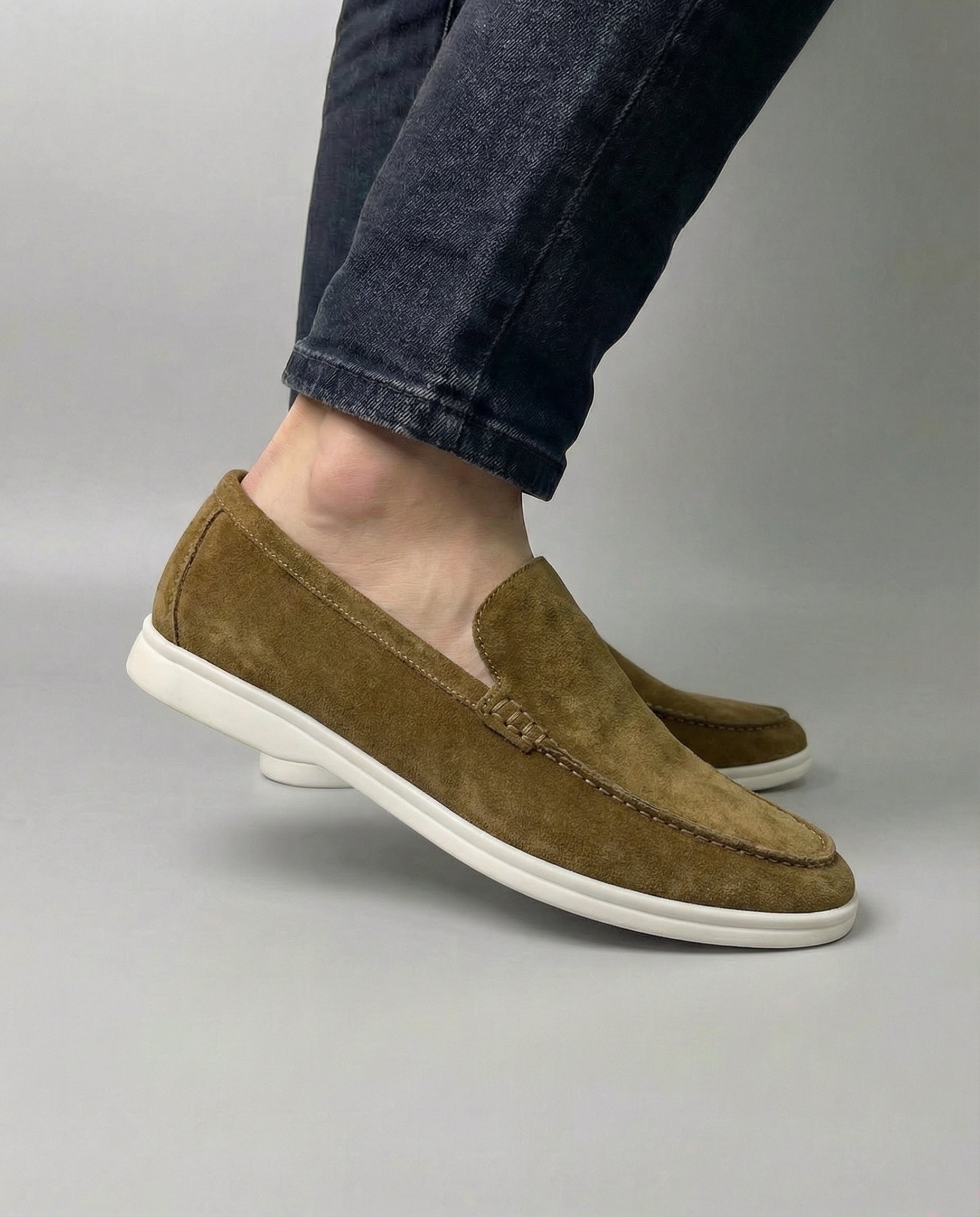 Valmere Suede Penny Loafers