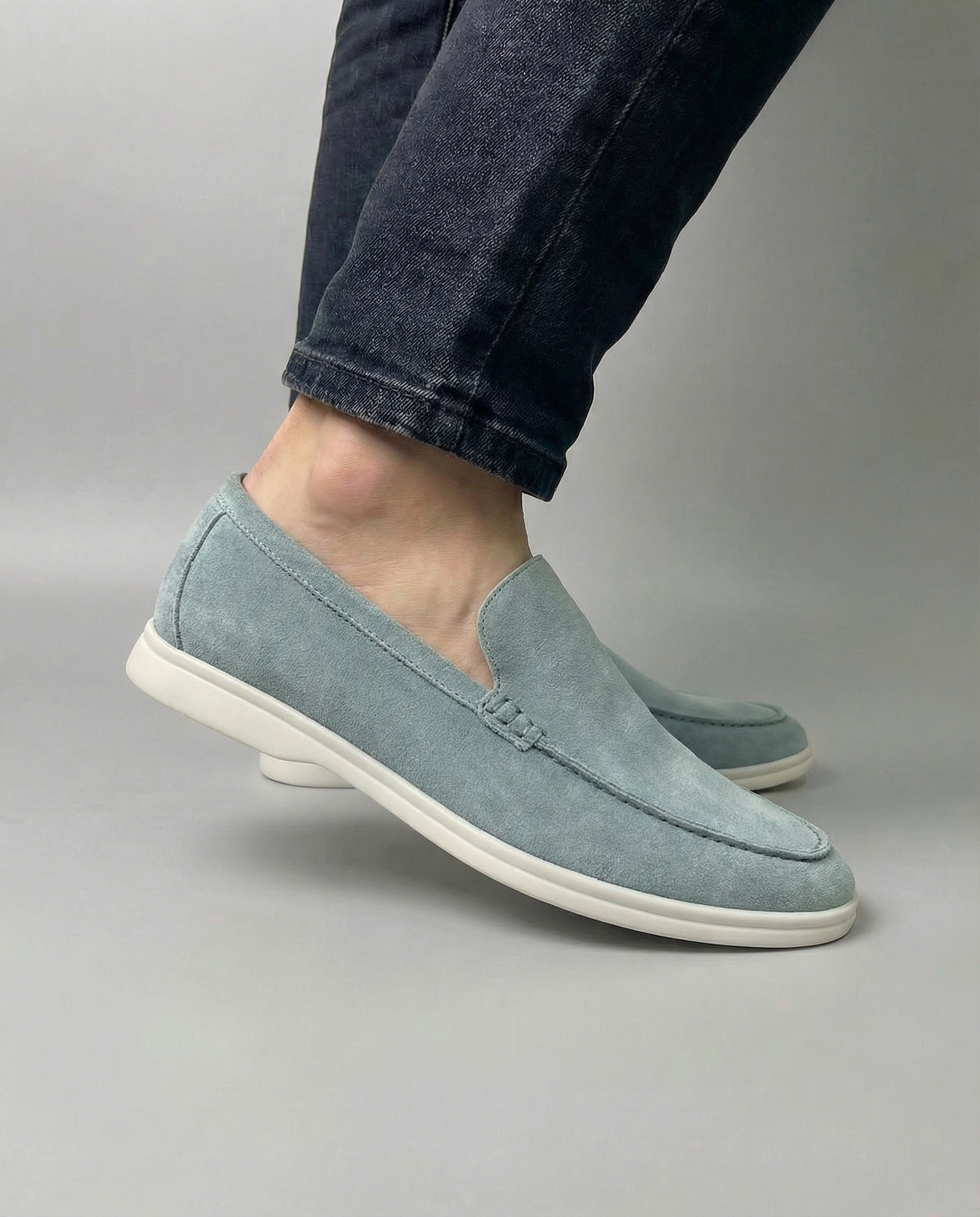Valmere Suede Penny Loafers
